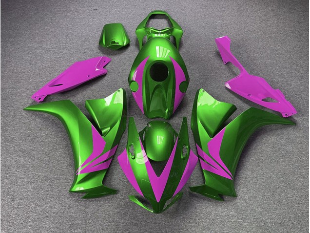 2012-2016 Gloss Green and Pink Honda CBR1000RR Fairings for Sale 2012-2016 Gloss Green and Pink Honda CBR1000RR Fairings for Sale