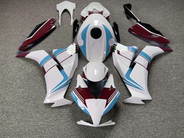 2012-2016 Gloss Light Blue and Maroon Honda CBR1000RR Fairings for Sale