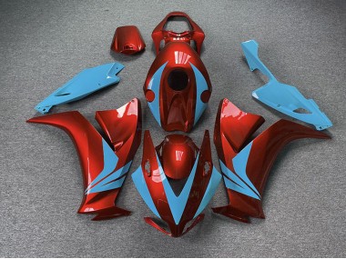2012-2016 Gloss Red and Light Blue Honda CBR1000RR Fairings for Sale