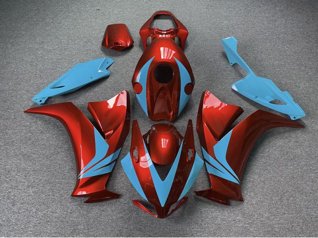 2012-2016 Gloss Red and Light Blue Honda CBR1000RR Fairings for Sale 2012-2016 Gloss Red and Light Blue Honda CBR1000RR Fairings for Sale