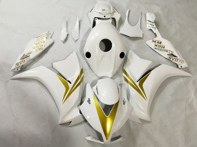 2012-2016 White and Gold Honda CBR1000RR Fairings for Sale 2012-2016 White and Gold Honda CBR1000RR Fairings for Sale