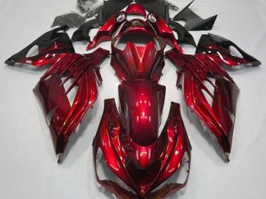 2012-2019 Fire Red Gloss Kawasaki ZX14R Fairings for Sale