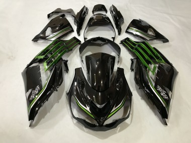 2012-2019 Gloss Black and Slime Green Kawasaki ZX14R Fairings for Sale