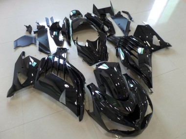2012-2019 Gloss Black Kawasaki ZX14R Fairings for Sale