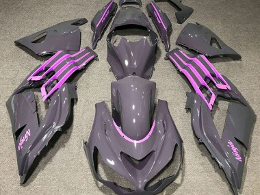 2012-2019 Nardo Gray & Pink Kawasaki ZX14R Fairings for Sale