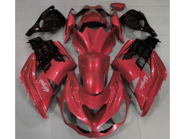 2012-2019 Vibrant Red Kawasaki ZX14R Fairings for Sale 2012-2019 Vibrant Red Kawasaki ZX14R Fairings for Sale