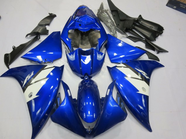 2013-2014 Blue and White Yamaha R1 Fairings for Sale 2013-2014 Blue and White Yamaha R1 Fairings for Sale