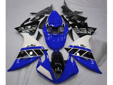 2013-2014 Gloss Blue White and Black Yamaha R1 Fairings for Sale
