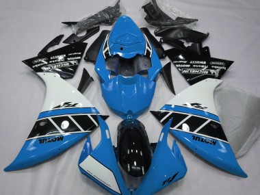 2013-2014 Gloss Light Blue White and Black Yamaha R1 Fairings for Sale