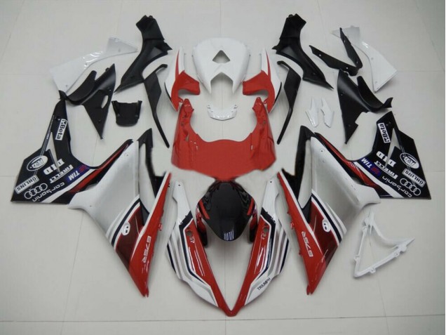 2013-2016 Red white and Black Style Triumph Daytona 675 Fairings for Sale 2013-2016 Red white and Black Style Triumph Daytona 675 Fairings for Sale