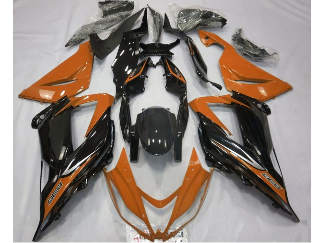 2013-2018 Black and Orange Kawasaki ZX6R Fairings for Sale 2013-2018 Black and Orange Kawasaki ZX6R Fairings for Sale