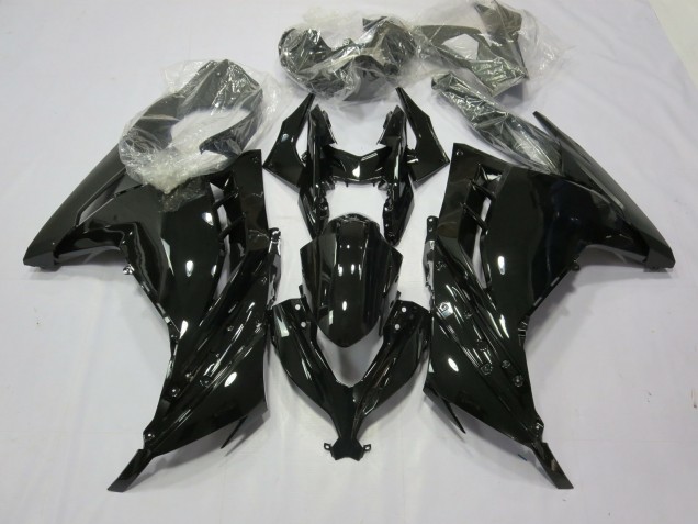 2013-2018 Black Gloss Kawasaki Ninja 300 Fairings for Sale 2013-2018 Black Gloss Kawasaki Ninja 300 Fairings for Sale