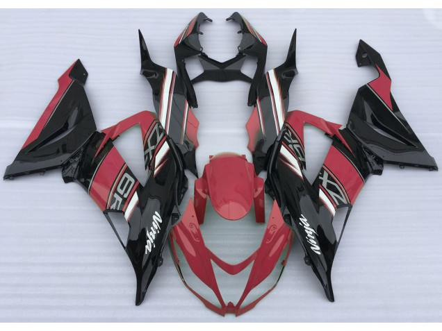 2013-2018 Gloss Red and Black Kawasaki ZX6R Fairings for Sale 2013-2018 Gloss Red and Black Kawasaki ZX6R Fairings for Sale
