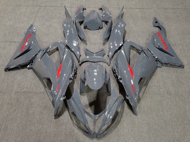 2013-2018 Nardo and Red Kawasaki ZX6R Fairings for Sale 2013-2018 Nardo and Red Kawasaki ZX6R Fairings for Sale