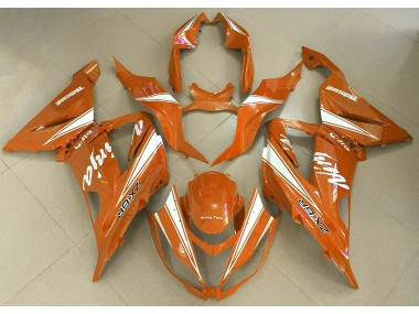 2013-2018 Orange Ninja Kawasaki ZX6R Fairings for Sale