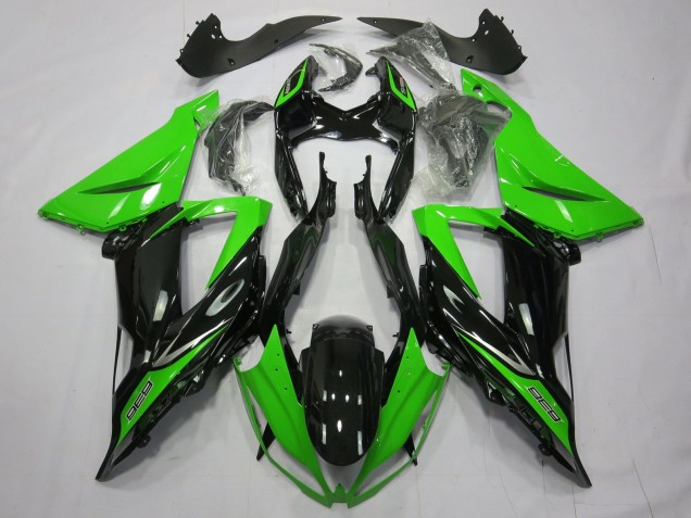 2013-2018 Plain Gloss Black Green- ZX6R 13-18 Kawasaki ZX6R Fairings for Sale 2013-2018 Plain Gloss Black Green- ZX6R 13-18 Kawasaki ZX6R Fairings for Sale