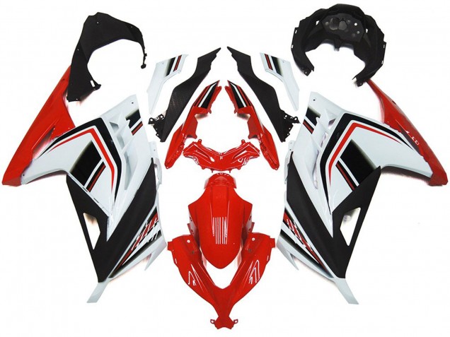 2013-2018 Red White and Black Gloss Kawasaki Ninja 300 Fairings for Sale