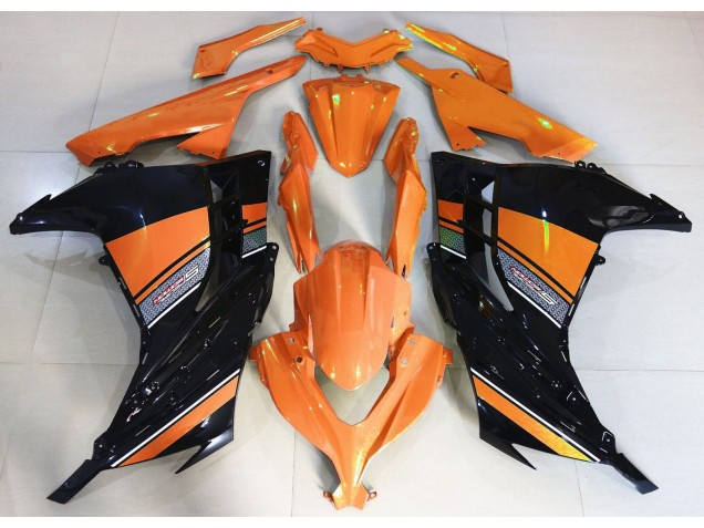 2013-2018 Sunrise Orange and Black Kawasaki Ninja 300 Fairings for Sale 2013-2018 Sunrise Orange and Black Kawasaki Ninja 300 Fairings for Sale