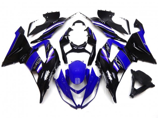 2013-2018 Vibrant Deep Blue and Black Kawasaki ZX6R Fairings for Sale 2013-2018 Vibrant Deep Blue and Black Kawasaki ZX6R Fairings for Sale