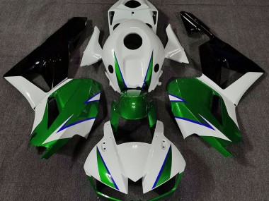 2013-2020 Gloss Green White and Blue Honda CBR600RR Fairings for Sale
