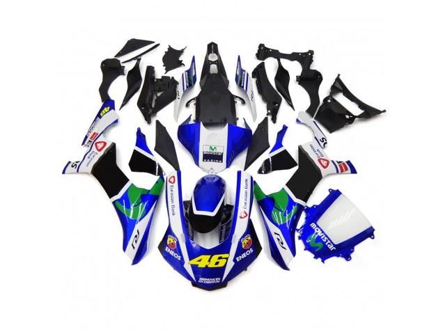 2015-2019 Blue and White 46 Yamaha R1 Fairings for Sale