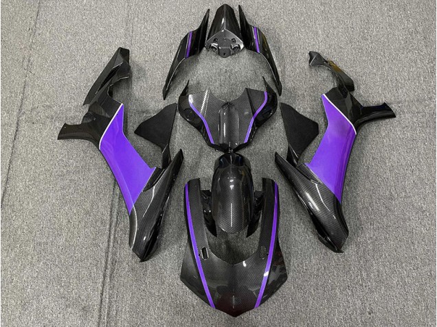 2015-2019 Carbon Fiber & Purple Yamaha R1 Fairings for Sale 2015-2019 Carbon Fiber & Purple Yamaha R1 Fairings for Sale