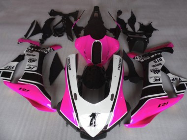 2015-2019 Gloss Pink & White Yamaha R1 Fairings for Sale