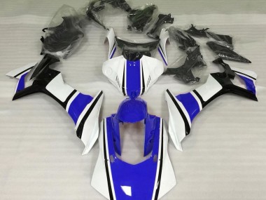 2015-2019 Gloss White Blue and Black Yamaha R1 Fairings for Sale