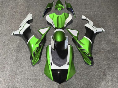 2015-2019 Green & Carbon Fiber Accents Yamaha R1 Fairings for Sale