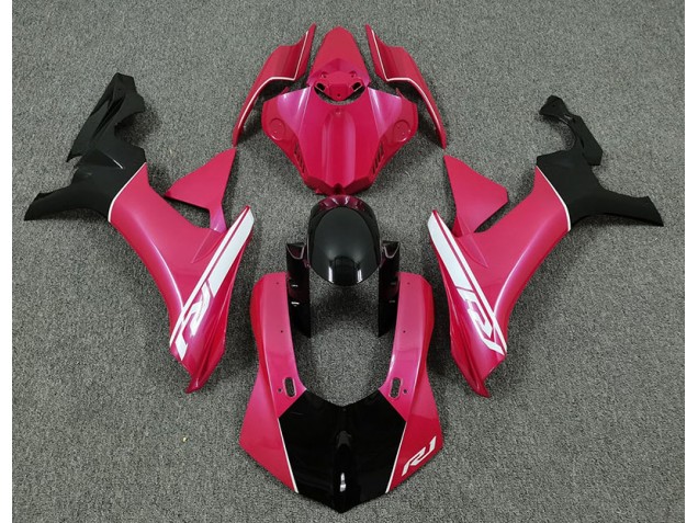 2015-2019 Hot Pink and Black Yamaha R1 Fairings for Sale 2015-2019 Hot Pink and Black Yamaha R1 Fairings for Sale