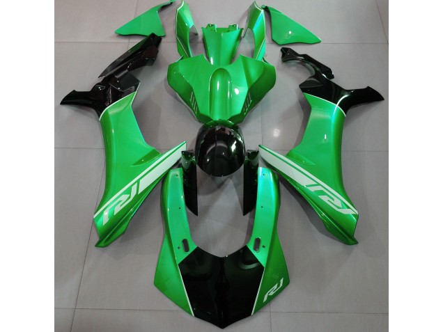 2015-2019 Lizard Green and Black Yamaha R1 Fairings for Sale 2015-2019 Lizard Green and Black Yamaha R1 Fairings for Sale