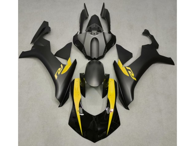 2015-2019 Matte Black & Yellow Yamaha R1 Fairings for Sale 2015-2019 Matte Black & Yellow Yamaha R1 Fairings for Sale