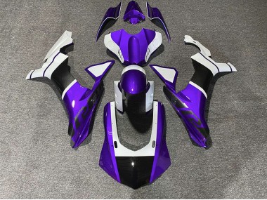 2015-2019 Purple & Carbon Fiber Accents Yamaha R1 Fairings for Sale