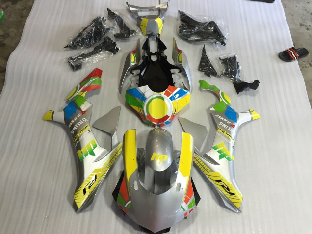 2015-2019 SILVER Yamaha R1 Fairings for Sale