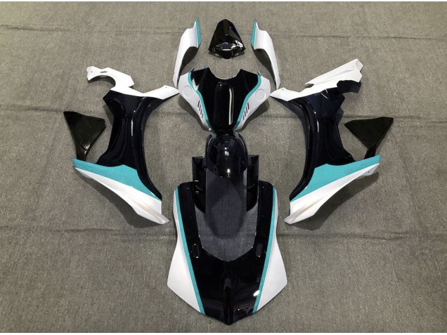 2015-2019 Sky Blue Black and White Yamaha R1 Fairings for Sale 2015-2019 Sky Blue Black and White Yamaha R1 Fairings for Sale