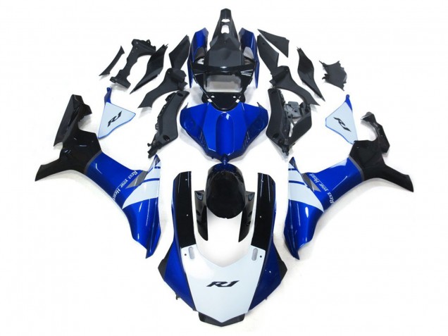 2015-2019 White and Blue Yamaha R1 Fairings for Sale 2015-2019 White and Blue Yamaha R1 Fairings for Sale