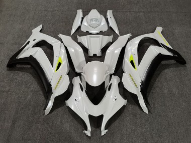 2016-2019 Deep Pearl White Kawasaki ZX10R Fairings for Sale