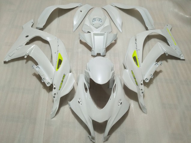 2016-2019 Pearl White Kawasaki ZX10R Fairings for Sale 2016-2019 Pearl White Kawasaki ZX10R Fairings for Sale
