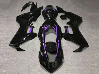 2017-2019 Gloss Black & Purple Lining Honda CBR1000RR Fairings for Sale