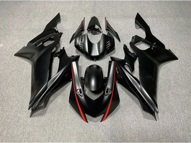 2017-2019 Matte Black & Red Accents Yamaha R6 Fairings for Sale 2017-2019 Matte Black & Red Accents Yamaha R6 Fairings for Sale
