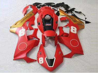 2017-2019 Matte Red and Matte Gold Honda CBR1000RR Fairings for Sale