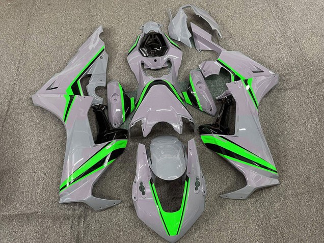 2017-2019 Nardo with Green Stripes Honda CBR1000RR Fairings for Sale 2017-2019 Nardo with Green Stripes Honda CBR1000RR Fairings for Sale