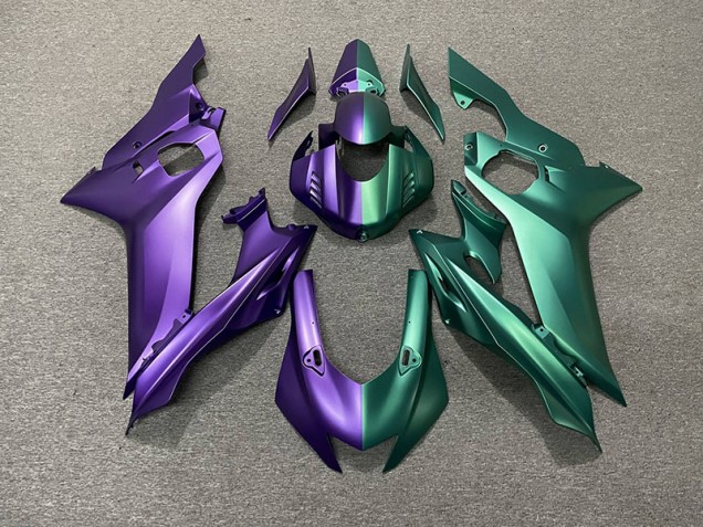 2017-2019 Purple and Green Split Yamaha R6 Fairings for Sale 2017-2019 Purple and Green Split Yamaha R6 Fairings for Sale