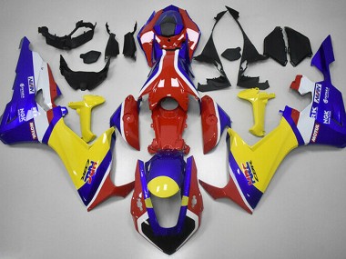 2017-2019 Red Blue and Yellow HRC Honda CBR1000RR Fairings for Sale