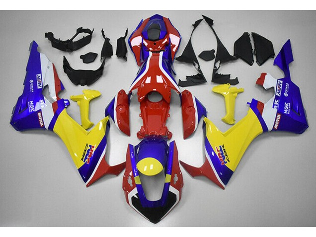 2017-2019 Red Blue and Yellow HRC Honda CBR1000RR Fairings for Sale 2017-2019 Red Blue and Yellow HRC Honda CBR1000RR Fairings for Sale