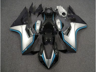 2017-2019 Silver and Black & Light Blue Honda CBR1000RR Fairings for Sale