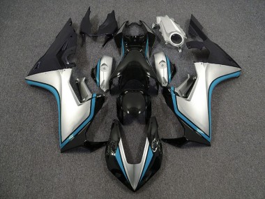 2017-2019 Silver and Black & Light Blue Honda CBR1000RR Fairings for Sale