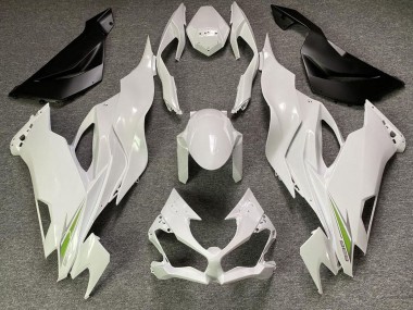 2019-2020 Pearl White Kawasaki ZX6R Fairings for Sale
