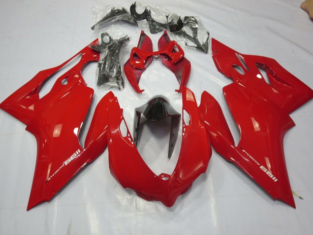 Plain Gloss Red Ducati 1199 Fairings for Sale